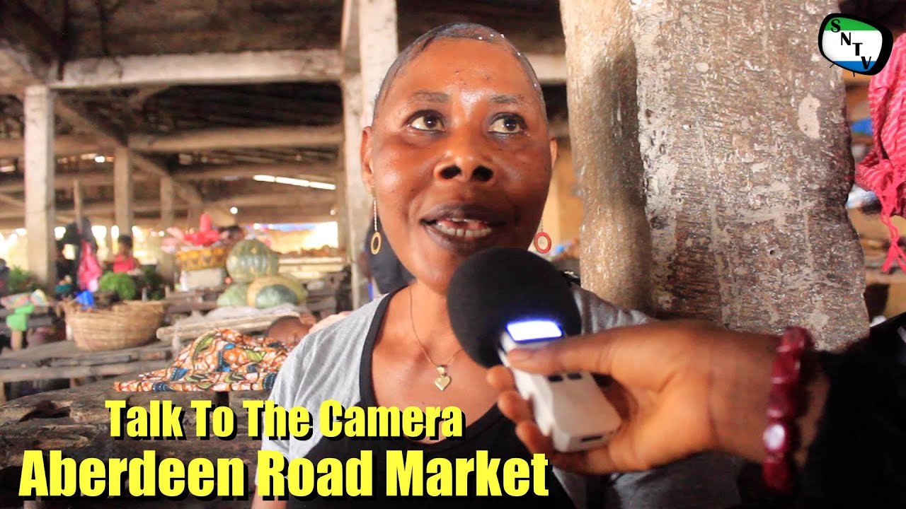 Talk To The Camera - Aberdeen Road Market  - Sierra Leone