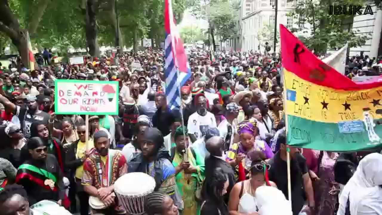 Reparations  March  Brixton London 1st August 2015