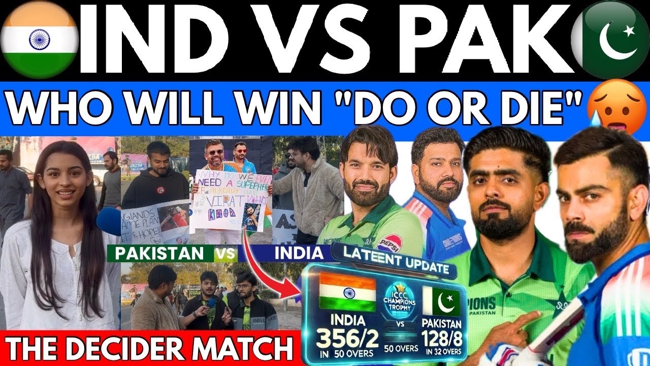 IND🇮🇳vs PAK🇵🇰 “Clash of Kings”| WHO WILL WIN? | Angry Pakistani Public Reaction