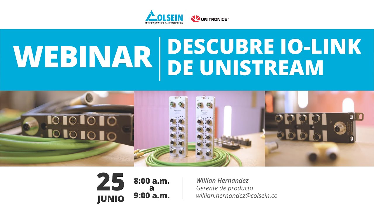 Webinar - Descubre IO LINK de Unitronics