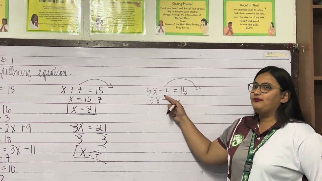 Linear Equation in one variable part 2