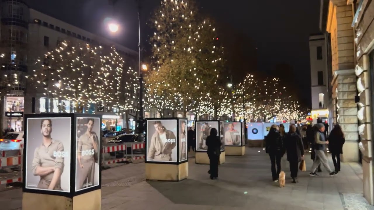 4K | Christmas Market + Kurfürstendamm | Berlin