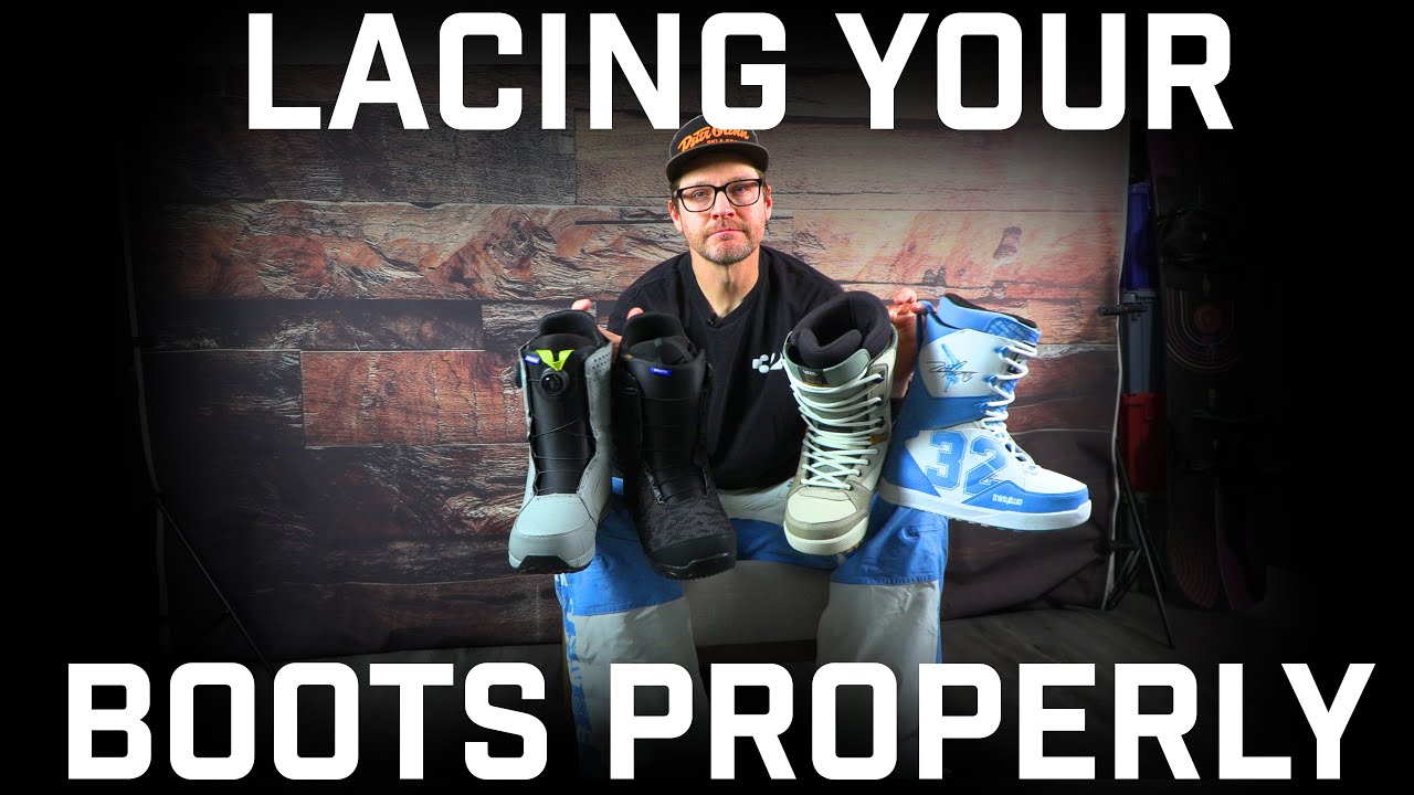 How To Lace Up Your Snowboard Boots Properly