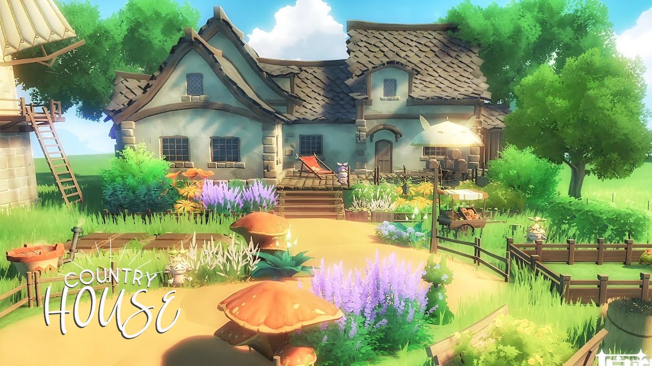 Serenitea Pot design｜田舎道｜塵歌壺｜tutorial｜CountryHOUSE｜原神ハウジング｜GenshinImpact