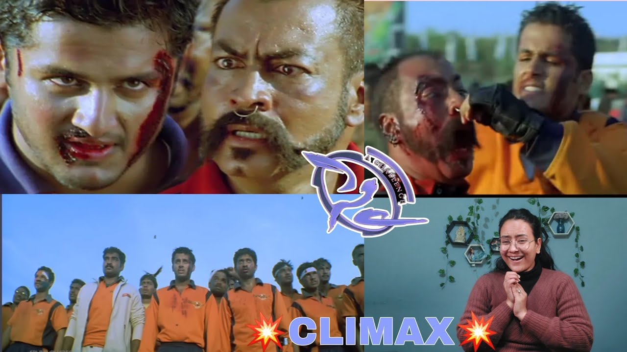 Sye | Реакция на сцену массового кульминационного момента | Nithin | Genelia | S.S Rajamouli | Ре...