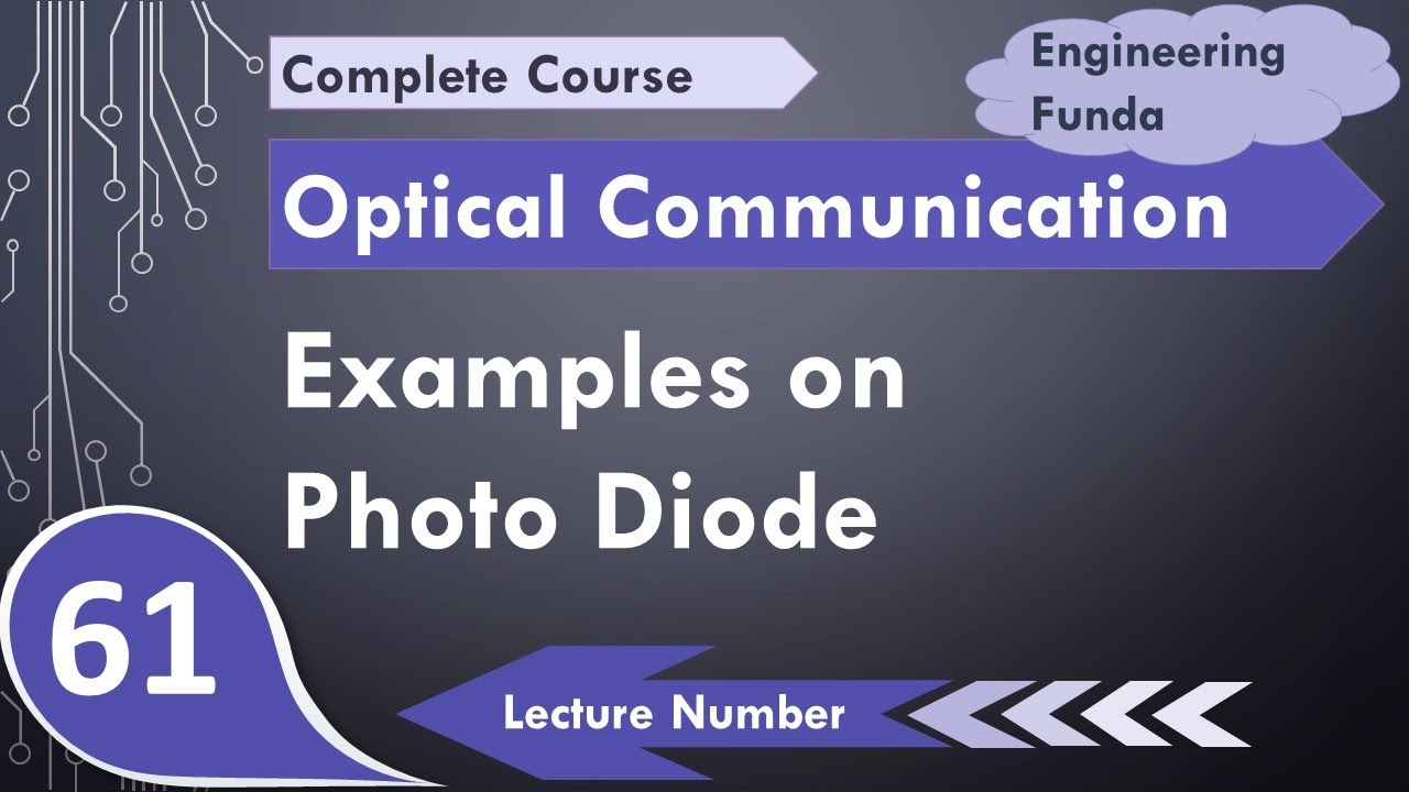 Examples of Photo Detector or Photo Diode in Optical Fiber Communication by Engineering Funda