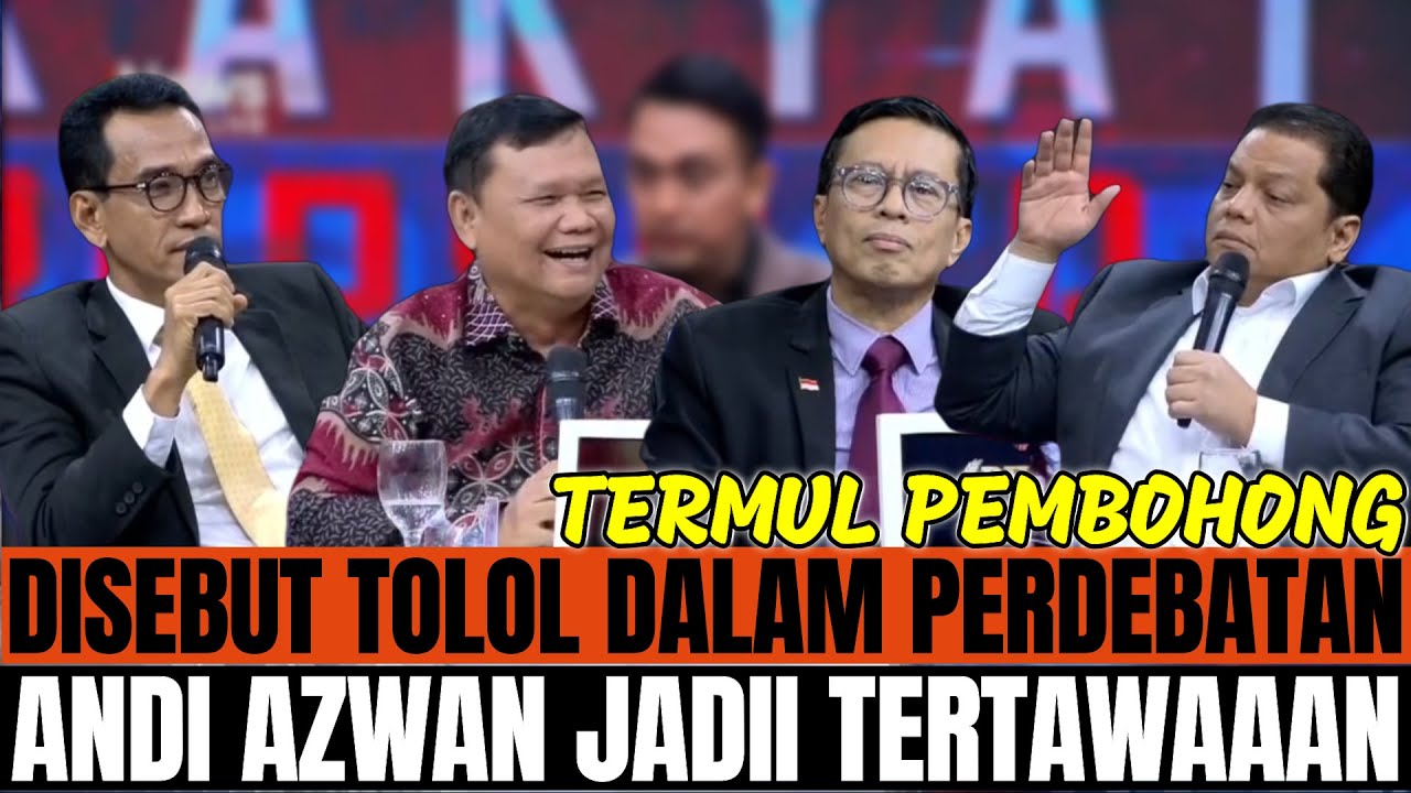 DISEBUT TOLOL DALAM PERDEBATAN OLEH REFLY !! ANDI AZWAN JADI TERTAWAAN