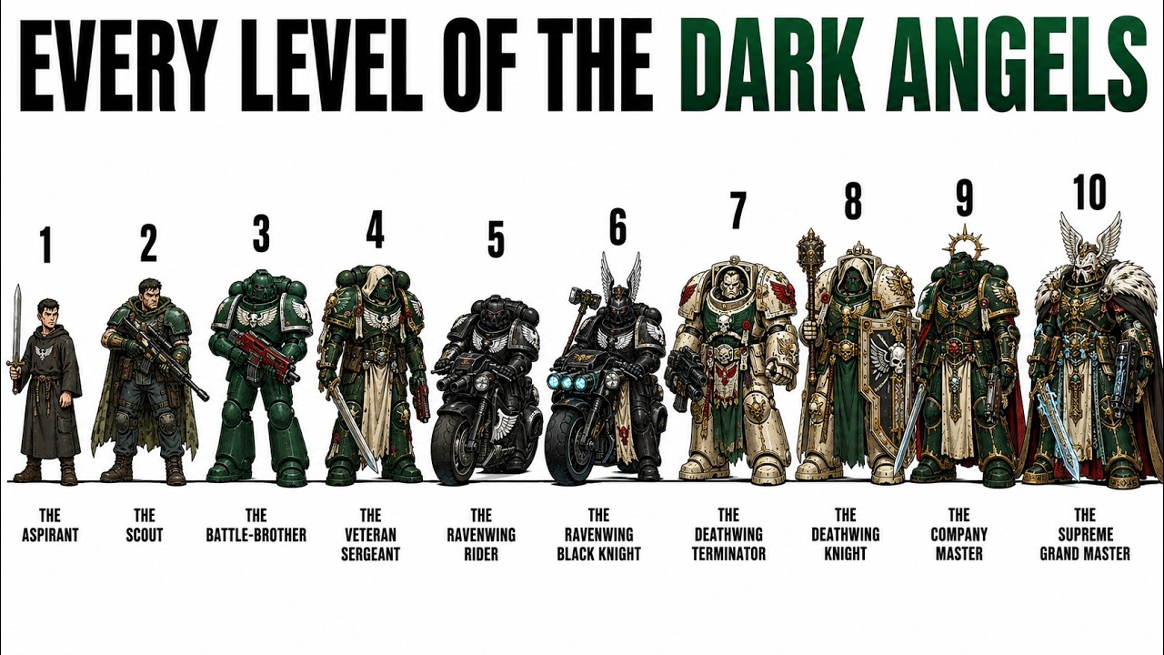 POV: Your Life at Every Level of the Dark Angels (Warhammer 40k)