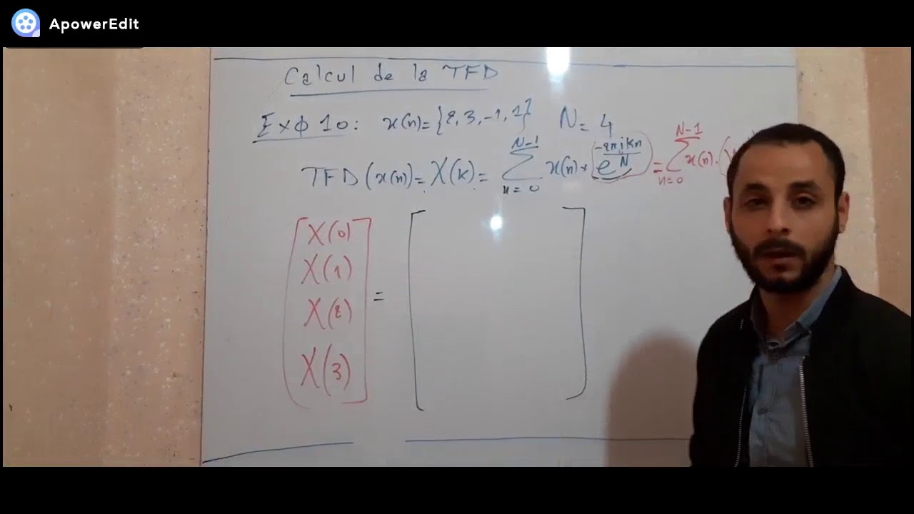 Comment calculer la TFD et la TFD inverse ? Forme générale et forme matricielle