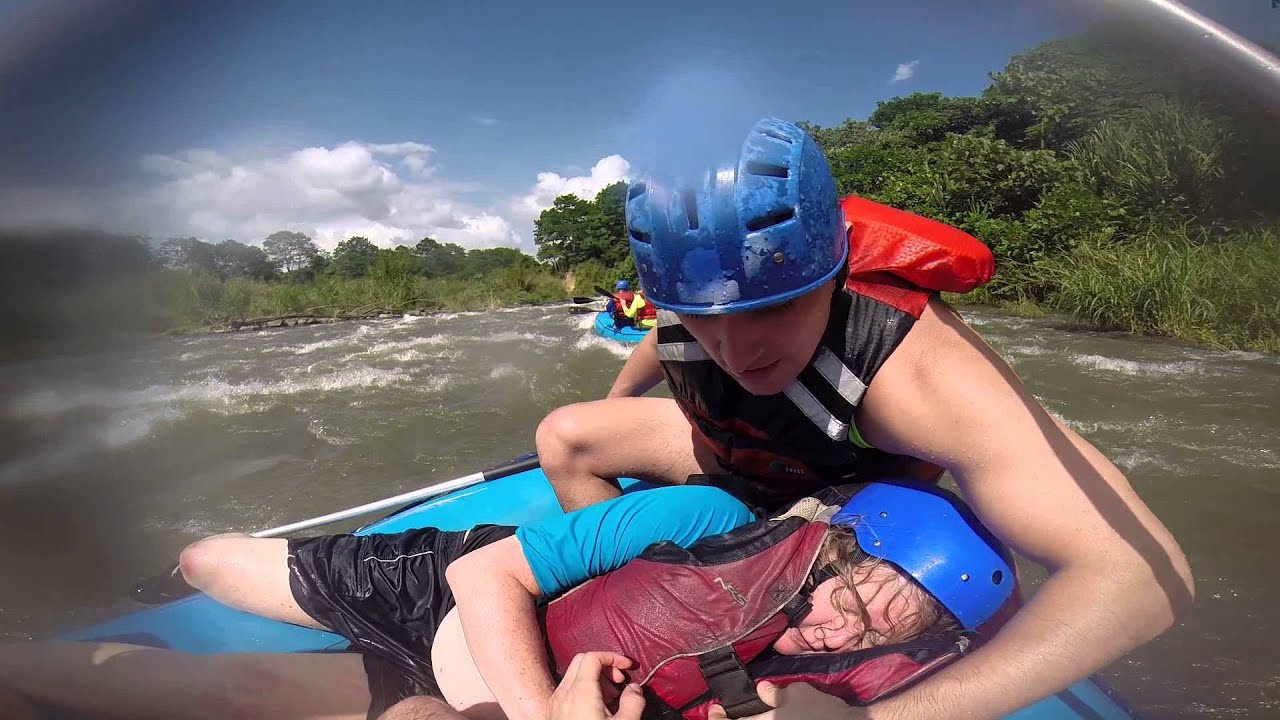 Costa Rica White Water Rafting Rescue