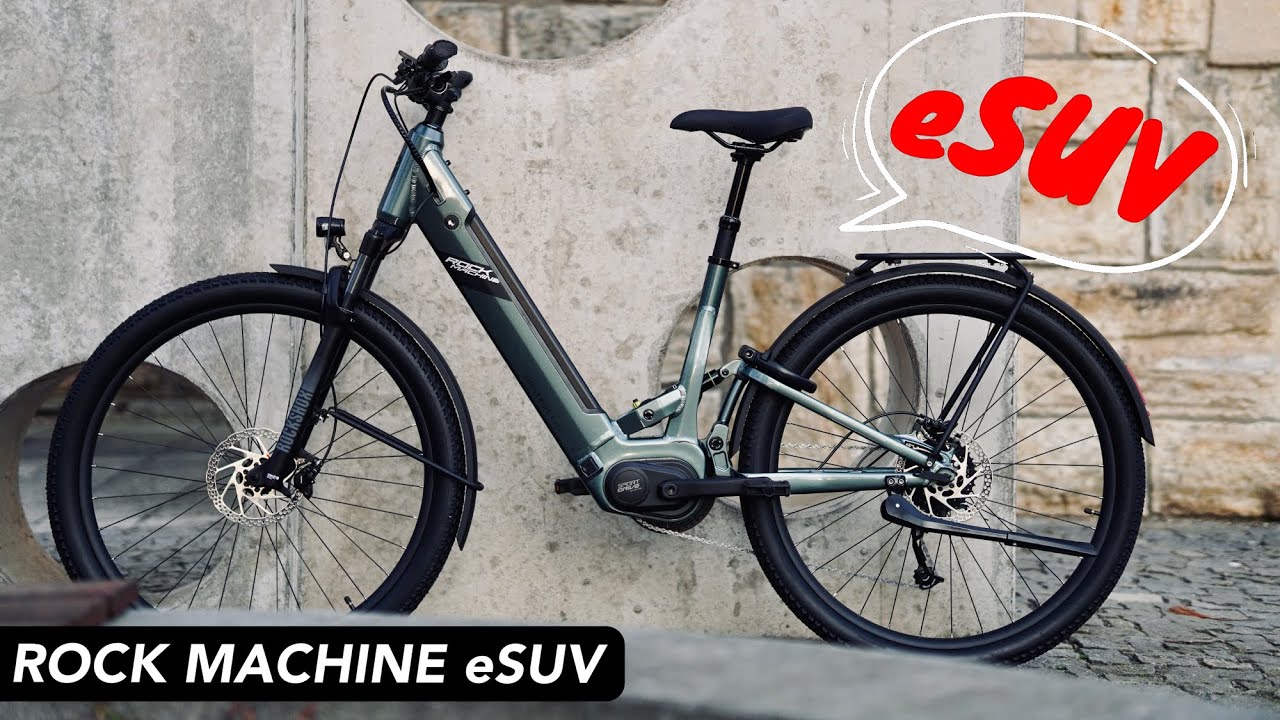 Nov&eacute; eSUV od Rock Machine / Crossride e450 FS Touring - - - BIKESTOCK.cz