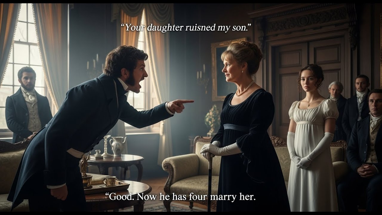 YOUR DAUGHTER RUINED MY SON   THE DUCHESS SMILED   GOOD  NOW HE HAS TO MARRY HER