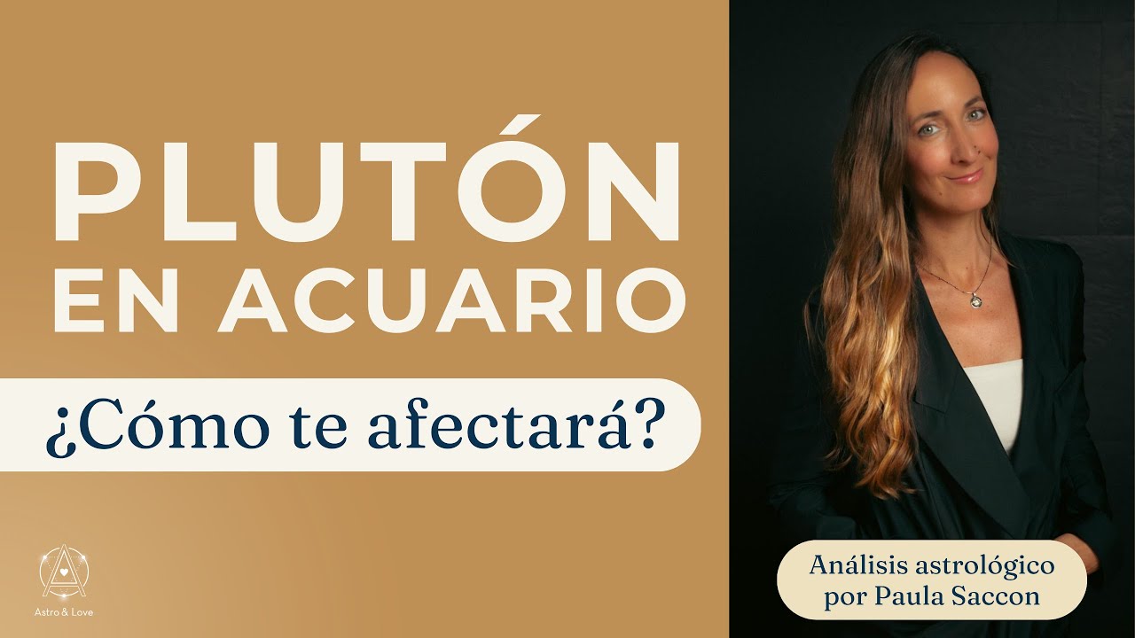 🌪️ ¿Cómo afecta tu CARTA NATAL PLUTÓN en ACUARIO? Lo vemos Casa por Casa 🏠