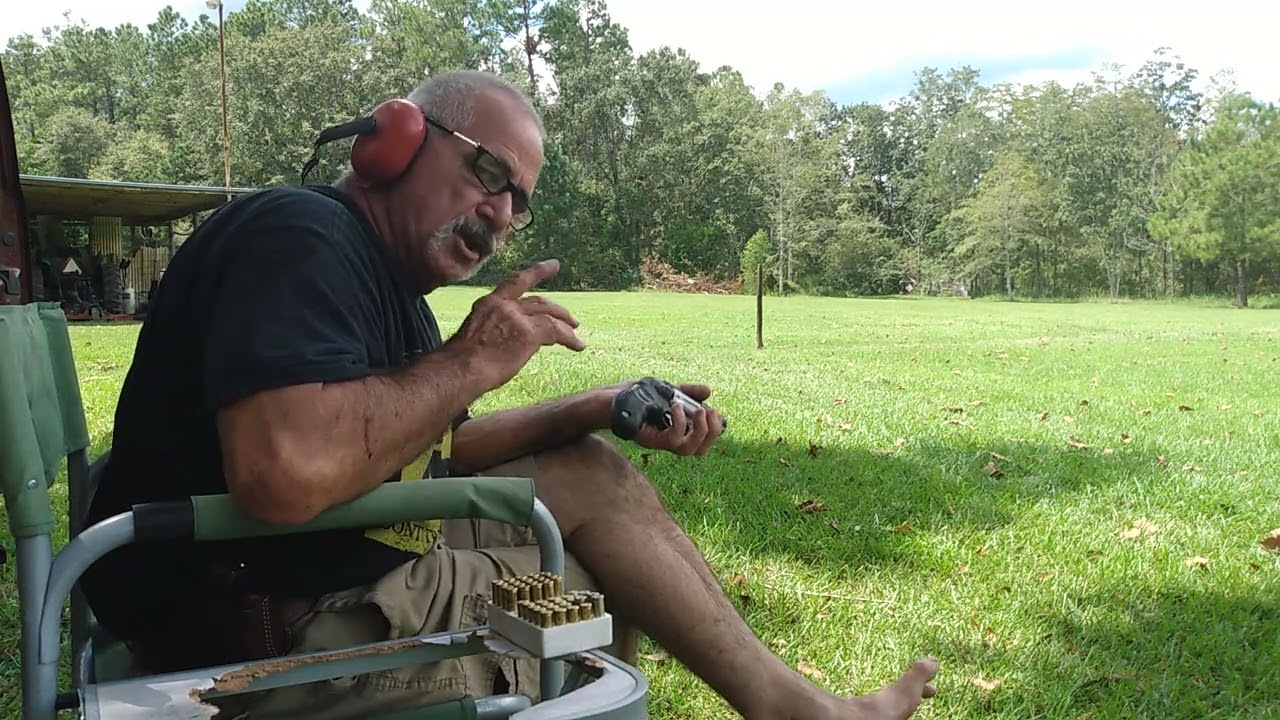 Taurus 605 protector poly. Lobbing 357 Magnum at target.