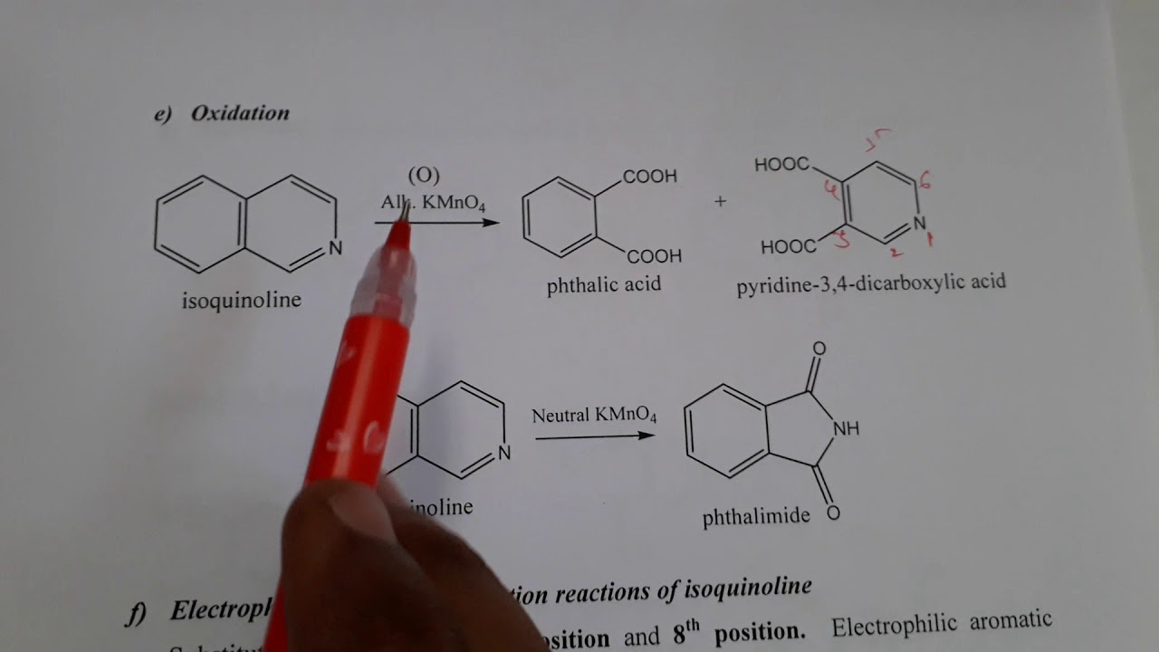 ISOQUINOLINE - Synthesis, Reactions and Medicinal uses