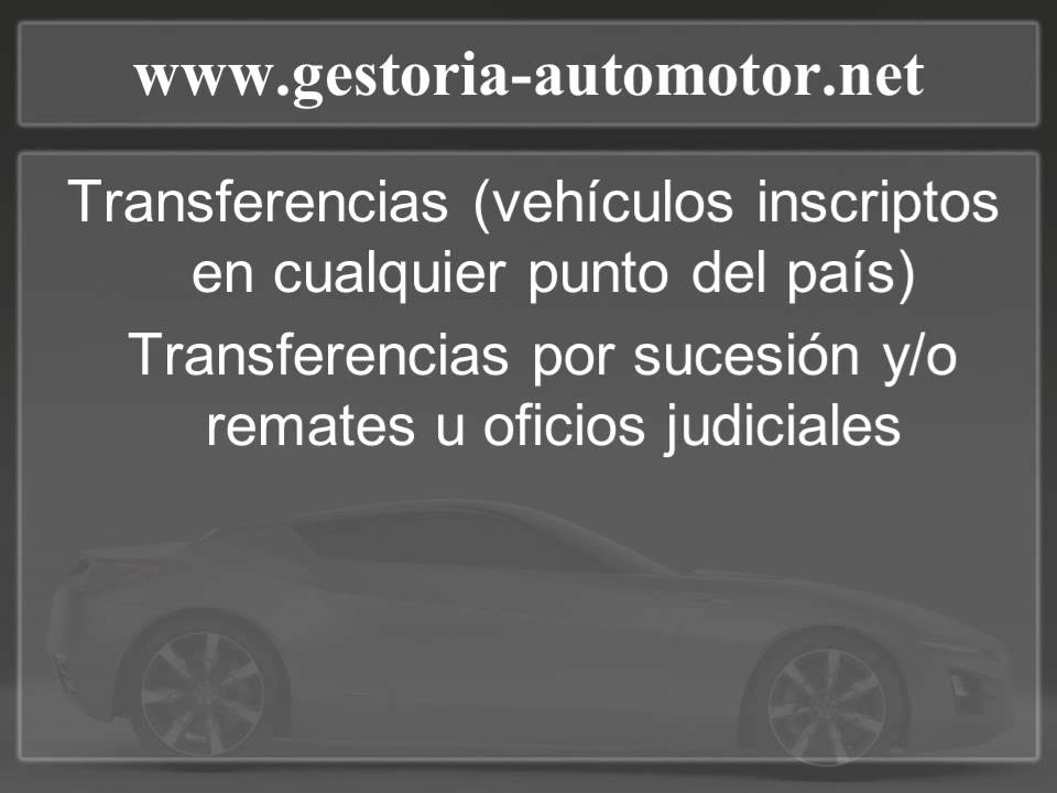 GESTORIA AUTOMOTOR