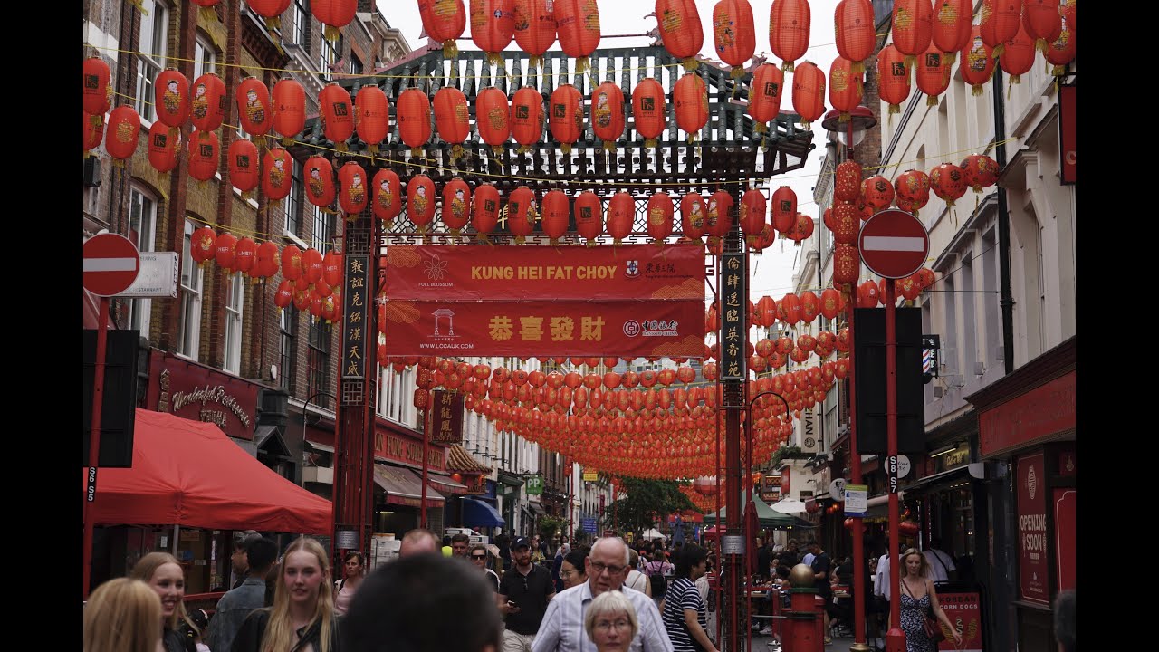伦敦行街 中国城 Chinatown