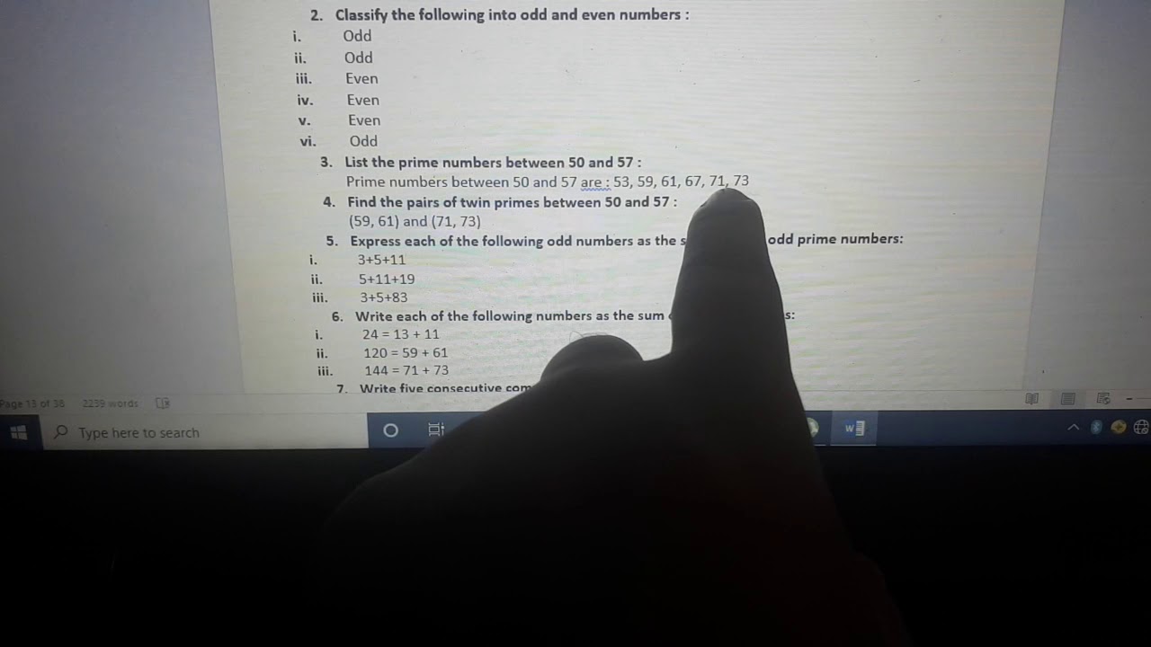 Countdown 6, Exercise 3b