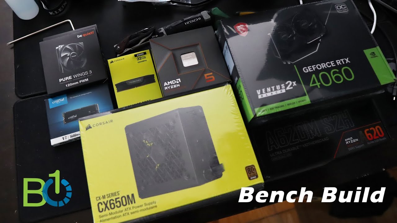System Build 32 - Build With Brian - Bench Build AMD - Qflash-plus update (2024)