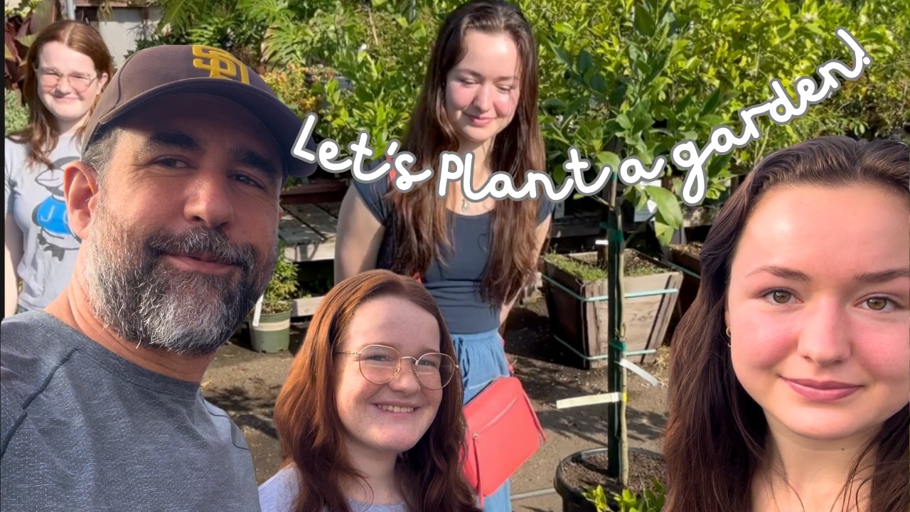 Dad of 11: Trip to the Plant Store + Garden Update & Battery Powered Fridge?