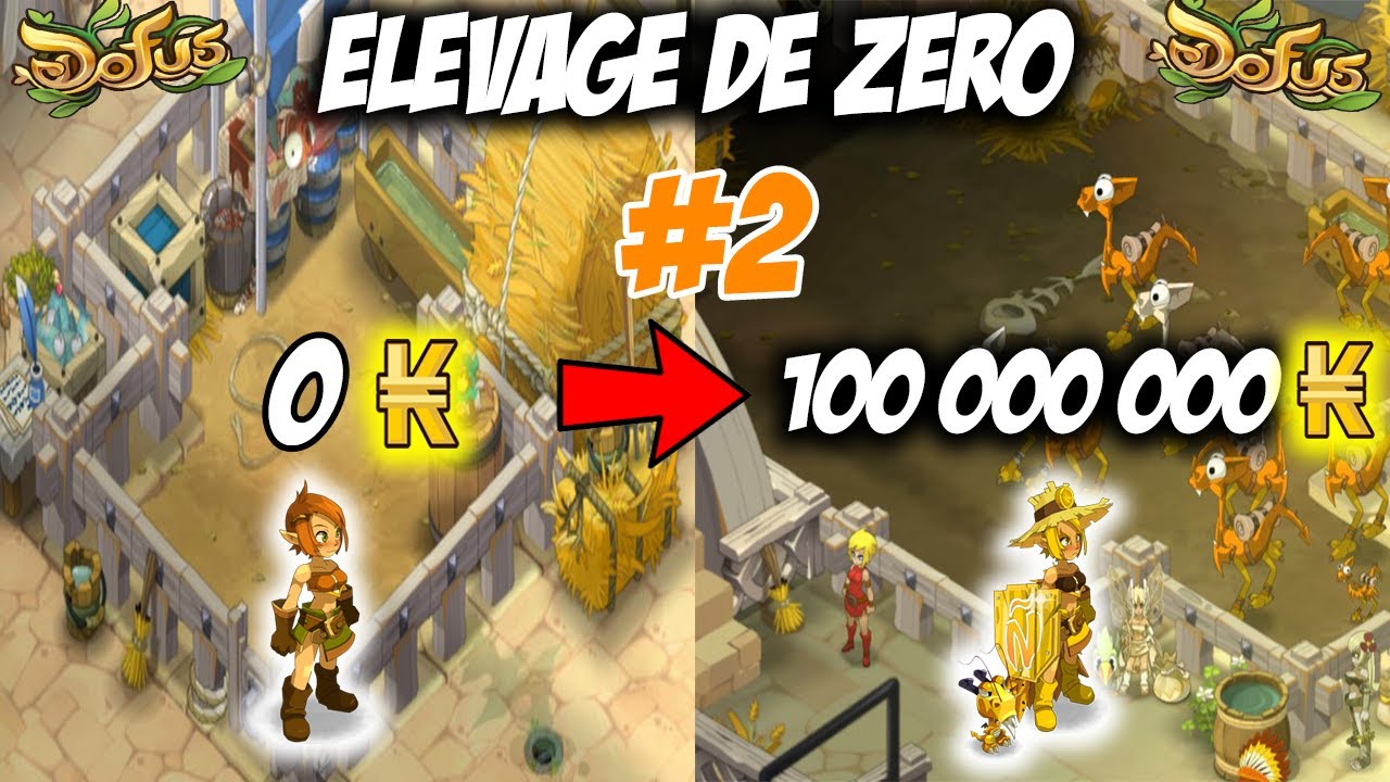 ELEVAGE DE ZERO SUR DOFUS : LES PREMIERS ACCOUCHEMENTS !  (EP2)