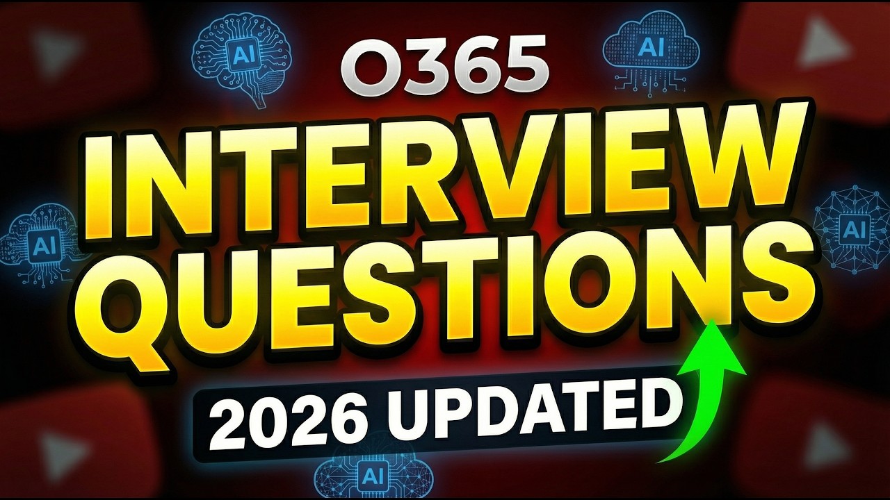 O365 Admin Interview Questions & Answers | Microsoft 365 Admin Interview Questions & Answers