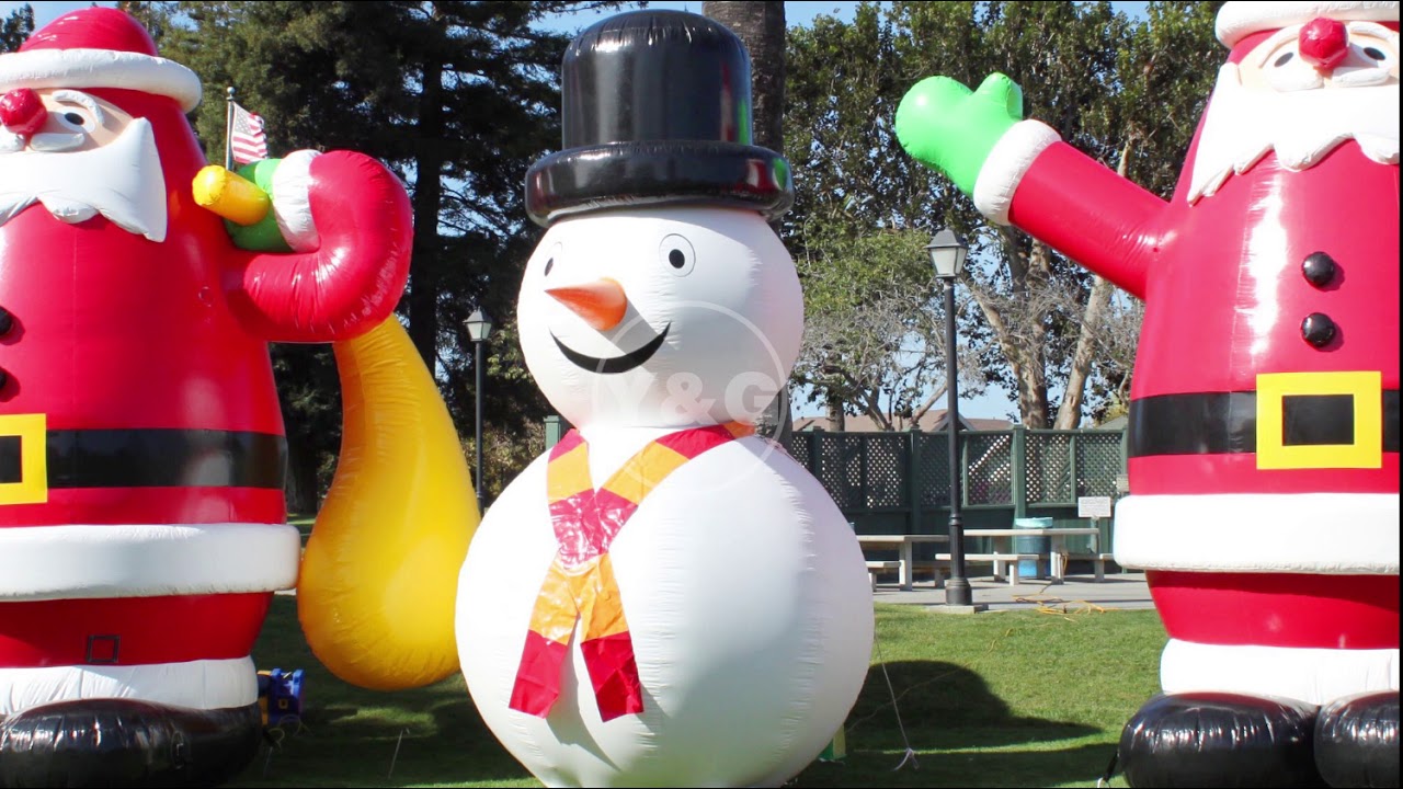 Y&G inflatables | Best giant inflatable Santa Claus collection.
