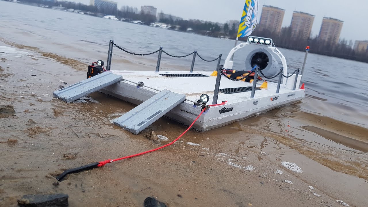 ПАРОМ с турбиной … Тест на воде! Пытаюсь перевезти внедорожник. Часть 3