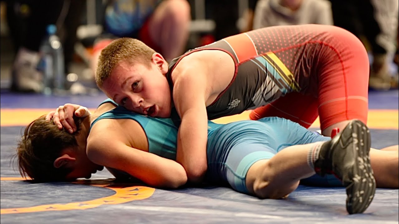 U15 Volodymyr Boyko (UKR) vs Seiidkhan Gashymov (UKR) 38kg. Freestyle boys youth wrestling.