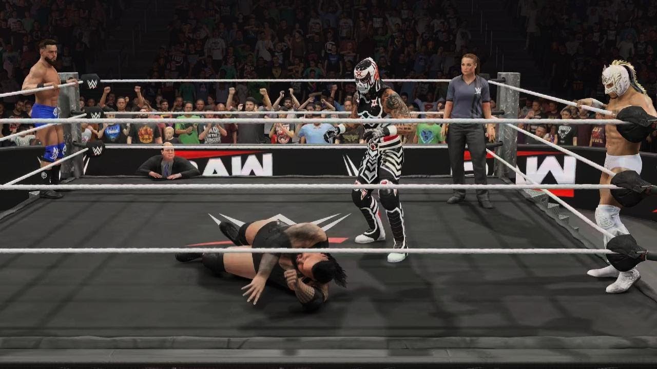 Raw- The Vision vs Penta and dragon lee
