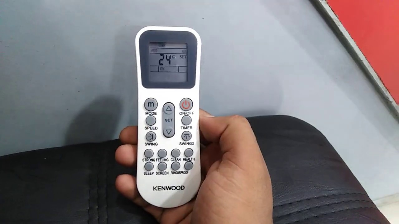 Kenwood Dc Inverter Ac Remote Full Setting And Features In Urdu and Hindi