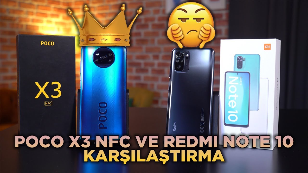 Poco X3 NFC içinden geçti! | Redmi Note 10 ve Poco X3 NFC karşılaştırma!