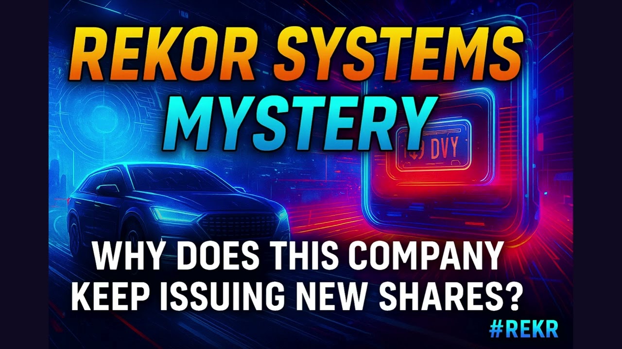 [Полная версия] Загадка Rekor Systems: почему эта компания продолжает выпускать новые акции? #REKR
