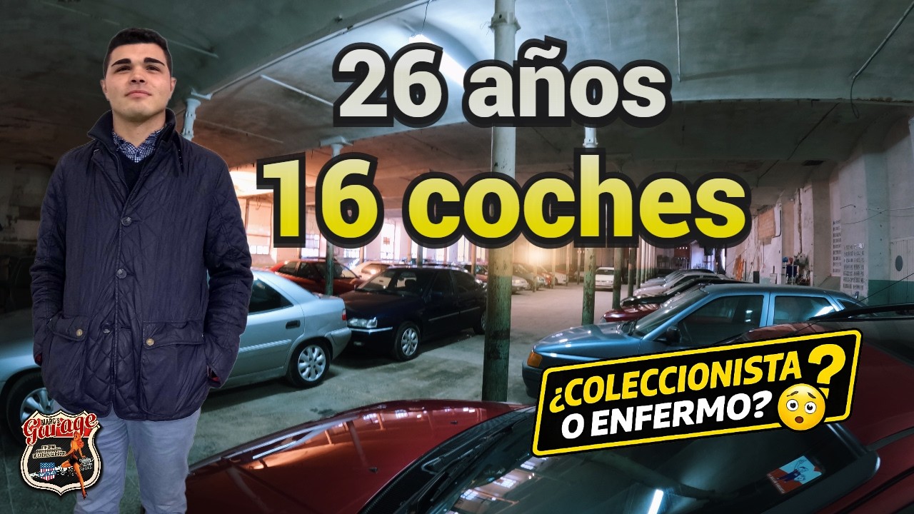 Tiene 26 años y 16 coches clásicos… y lo peor es que no es rico