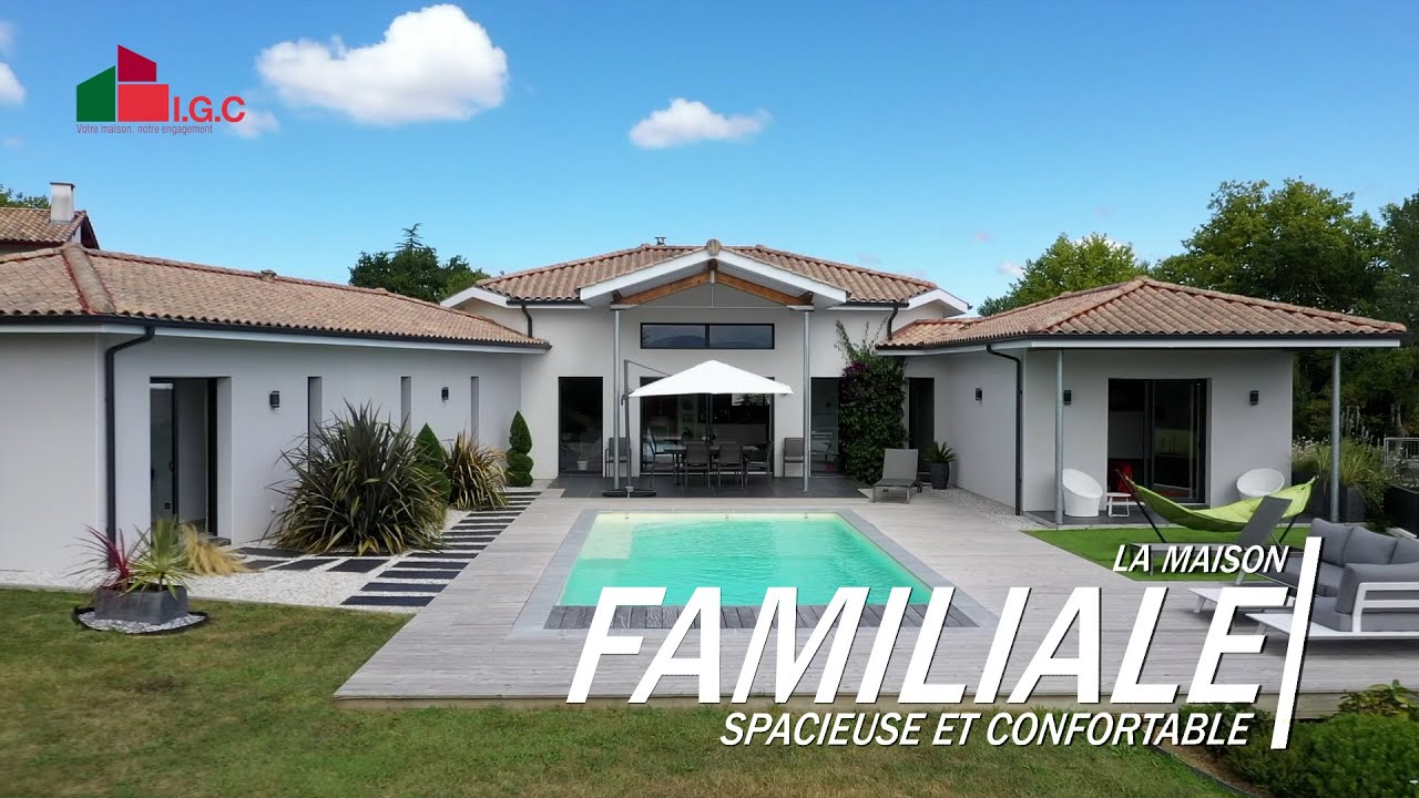 Une maison familiale, spacieuse et confortable