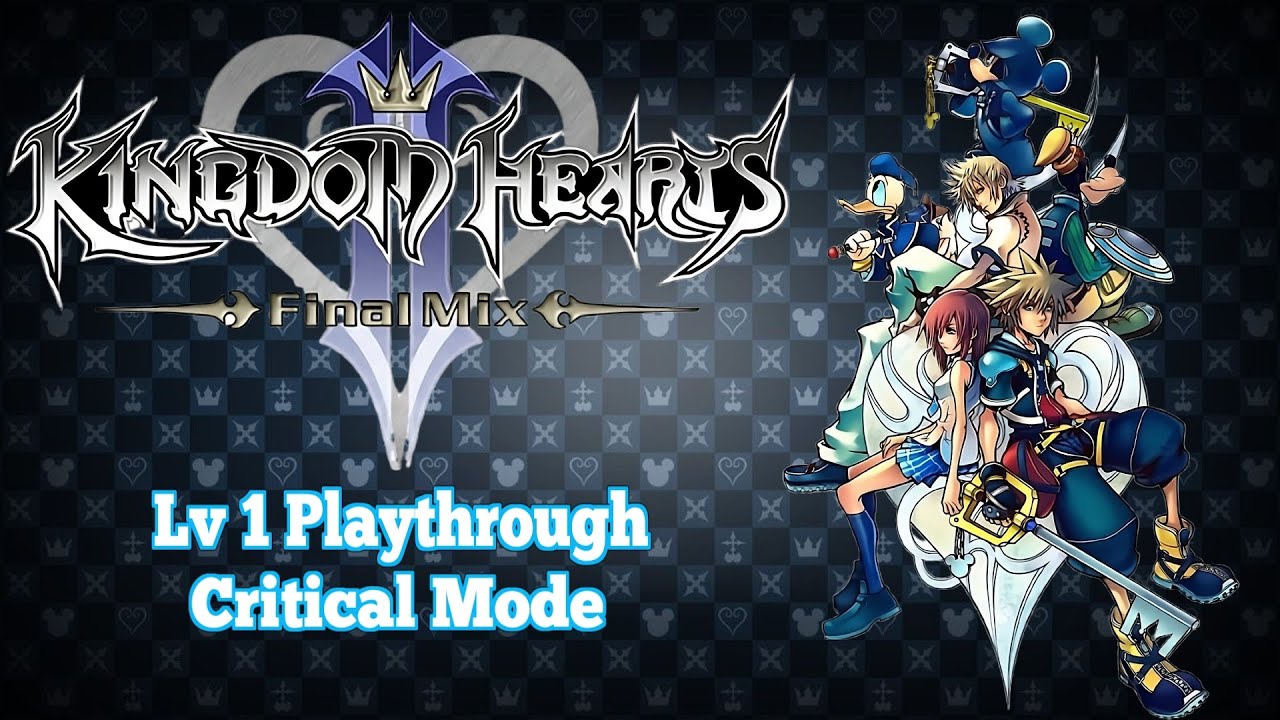 Kingdom Hearts II Final Mix | Level 1 Critical Mode Part #10 Finale ⚡ Vertical live Stream