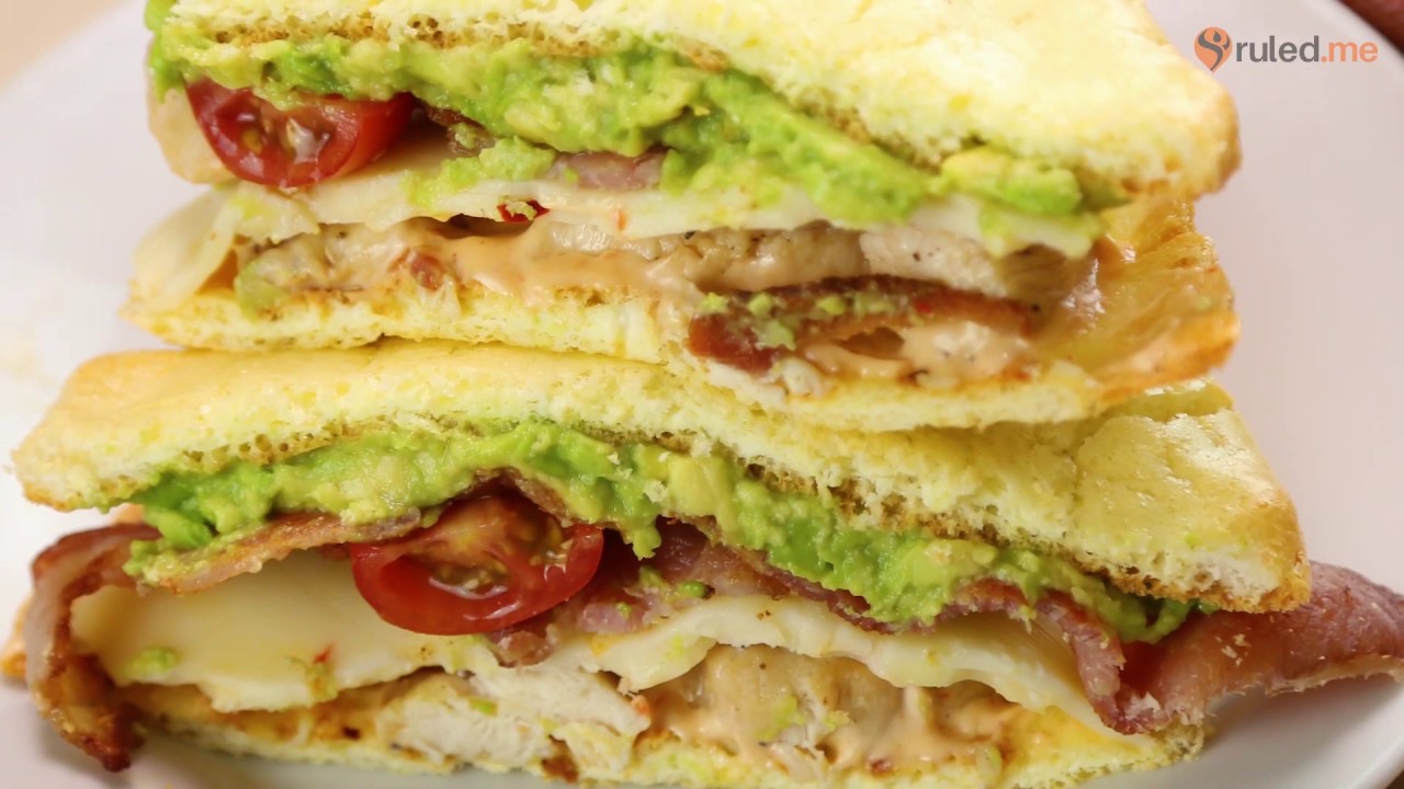Bacon, Avocado, and Chicken Sandwich