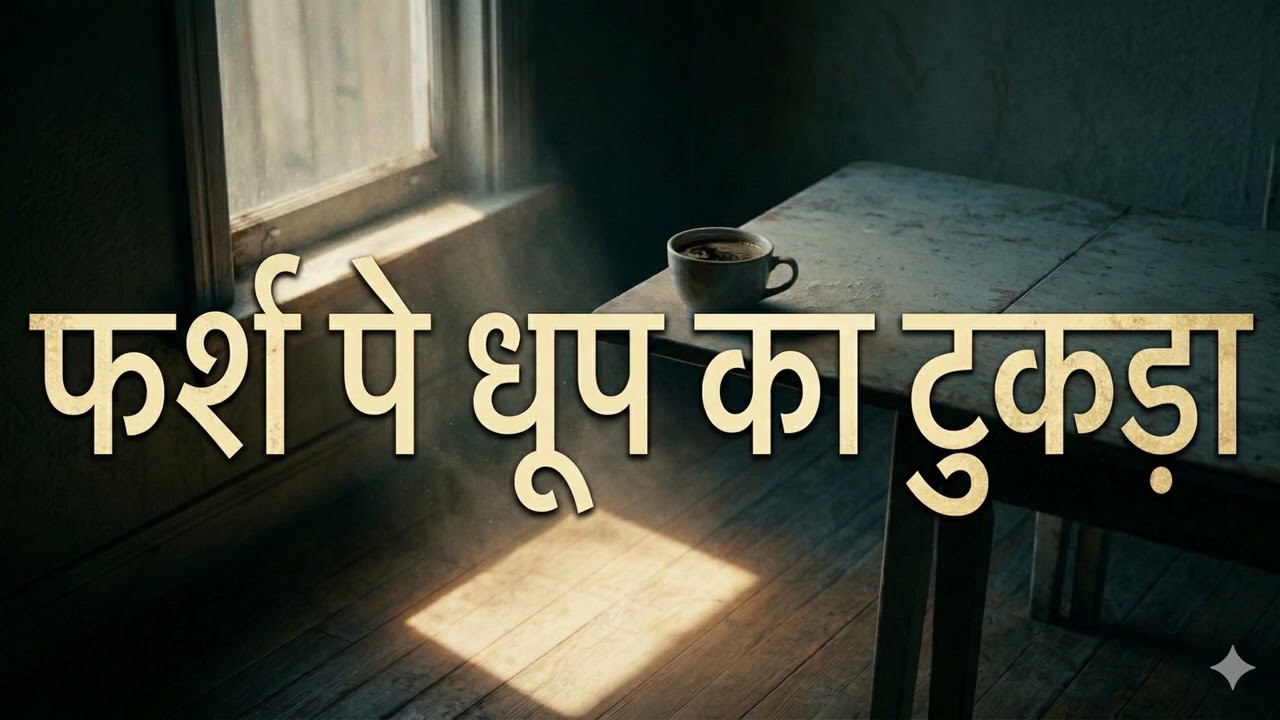 फर्श पे धूप का टुकड़ा
