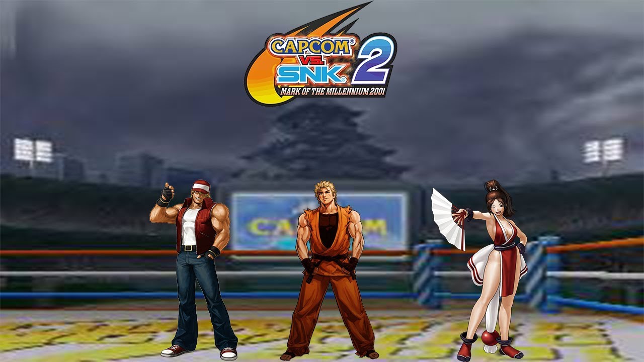 Capcom VS SNK 2 Terry Ryo and Mai Playthrough