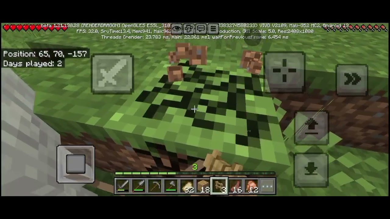 Hello friends today I am playing Minecraft survival series episode 2 my legendary watch like and sub