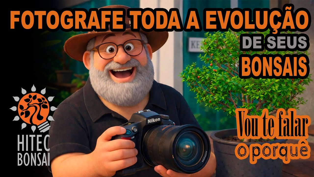 Fotografe cada detalhe da evolução de seu bonsai