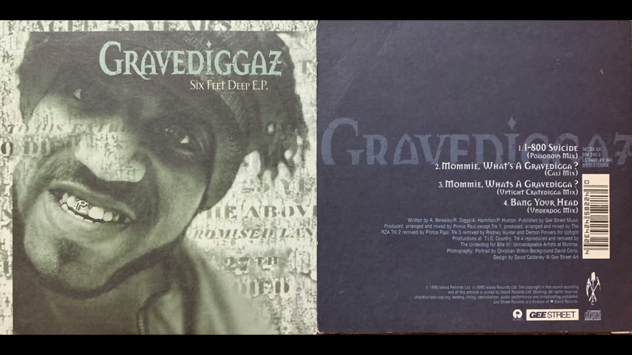 Gravediggaz (1. 1-800-SUICIDE - Poisonous Mix)(6 FEET DEEP EP) Import CD RZA Wu-Tang Clan