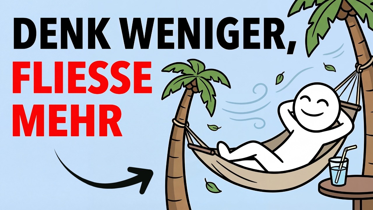 Hör auf, alles zu zerdenken. Komm ins Fließen. Das Ku-no-Sekai-Prinzip