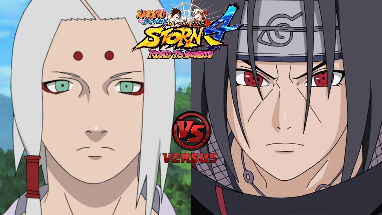 Kimimaro vs Itachi Uchiha Akatsuki | NSUNS4 (Latino)