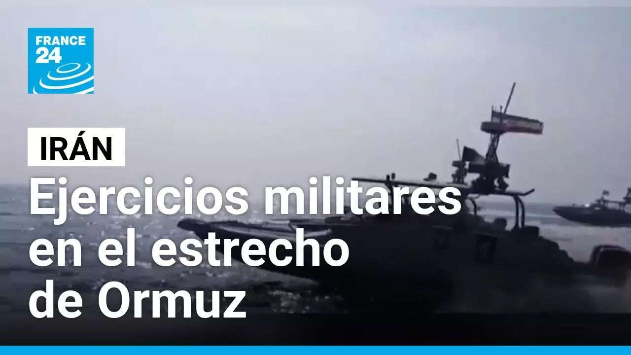 Irán anuncia cierre parcial del estrecho de Ormuz por ejercicios militares