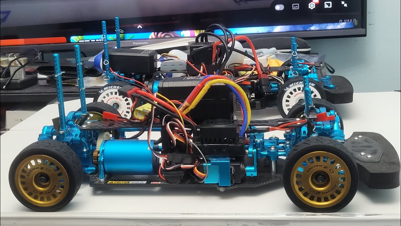 Rc cars 1/10 Metal & Carbon Fiber Chassis Tamiya TT02 RTR oi3 4k