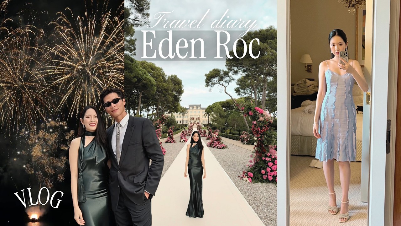 Самые роскошные свадебные выходные в отеле Hôtel du Cap-Eden-Roc 💐✨ (Фейерверки, мода и волшебство)
