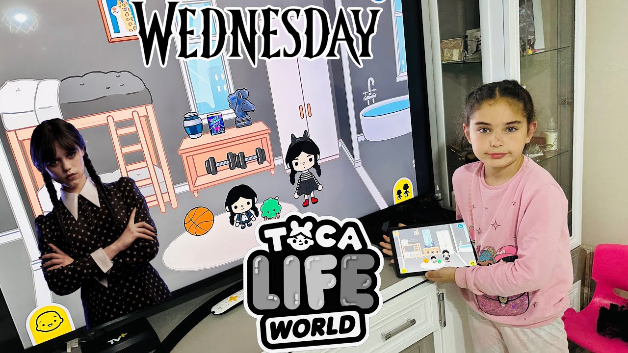 TOCA LİFE WORLDE WEDNESDAY KARAKTERİ VE EVİ YAPIYORUZ !! 