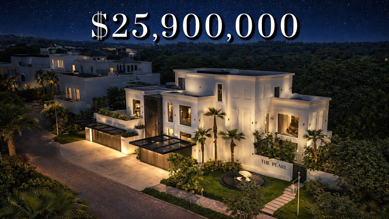 Inside a $25,900,000 Italian-Inspired Mega Mansion - Al Barrari, Dubai