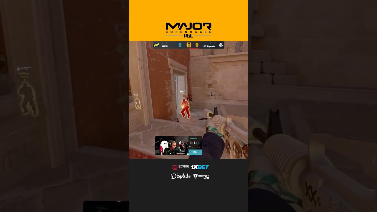 Aleksib outsmarting 2 opponents | PGL Major Copenhagen 2024 #CS2 #CounterStrike #Esports #PGLMajor